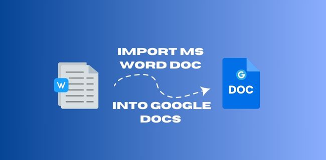 How to Import MS Word Documents into Google Docs